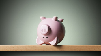 Piggy Bank upside down